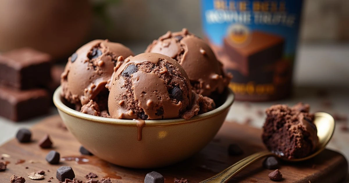 chocolate brownie truffle blue bell